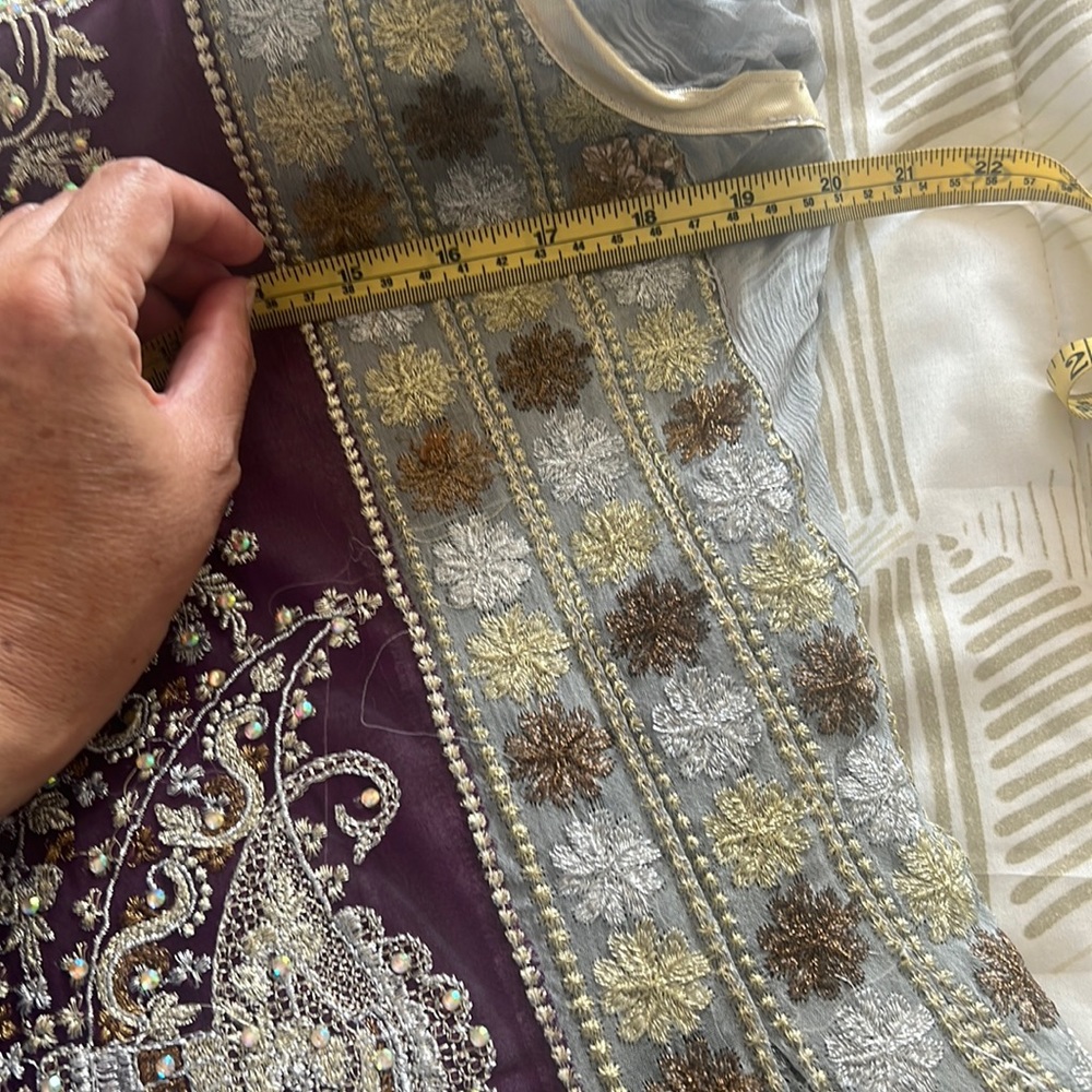 Kameez Salwar / Party Wear / Chiffon . Can Be Worn At Any Occasion View 6